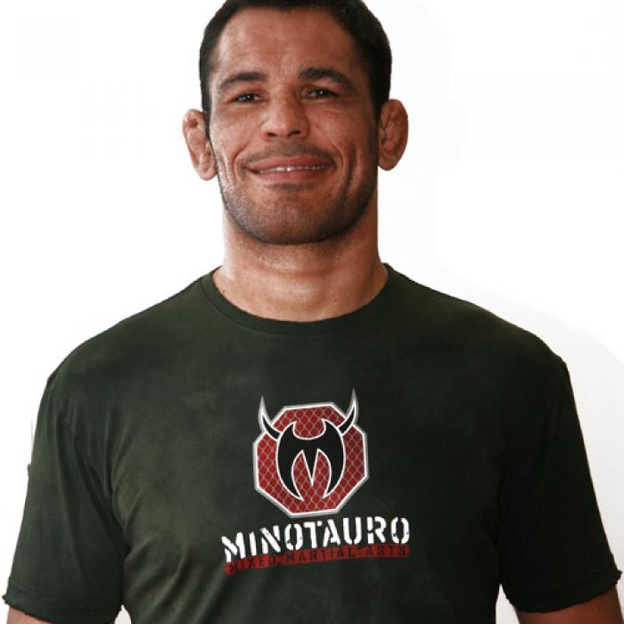 総合格闘技MMAブランド／その他　Tシャツ　　MINOTAURO CLOTHING／ミノタウロ・クローシング　オクタゴンMMA モスグリーン・ウォッシュ