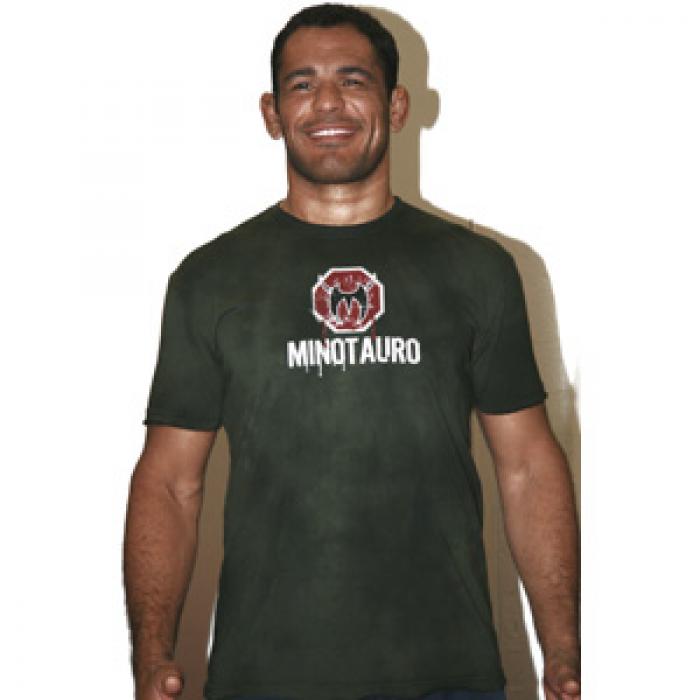 総合格闘技MMAブランド／その他　Tシャツ　　MINOTAURO CLOTHING／ミノタウロ・クローシング　ミノタウロ Possible モスグリーン・ウォッシュ