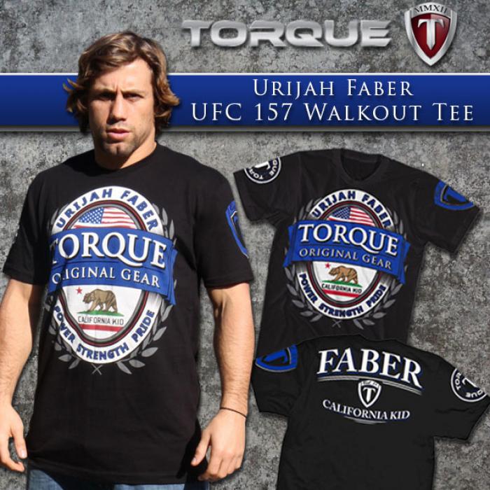 総合格闘技MMAブランド／その他　Tシャツ　　Torque／トルク　ユライア・フェイバーUFC157着用モデル