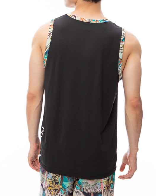 RVCA／ルーカ（ルカ）　タンクトップ　　SAGE VAUGHN RVCA RUNNER TANK TOP／セージ・ヴォーン RVCA ランナー タンクトップ