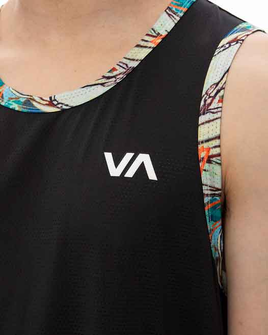 RVCA／ルーカ（ルカ）　タンクトップ　　SAGE VAUGHN RVCA RUNNER TANK TOP／セージ・ヴォーン RVCA ランナー タンクトップ