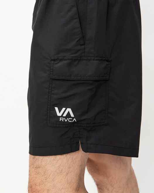 RVCA／ルーカ（ルカ）　ショーツ　　OUTSIDER PACKABLE CARGO SHORTS／アウトサイダー パッカブル カーゴショーツ（黒）