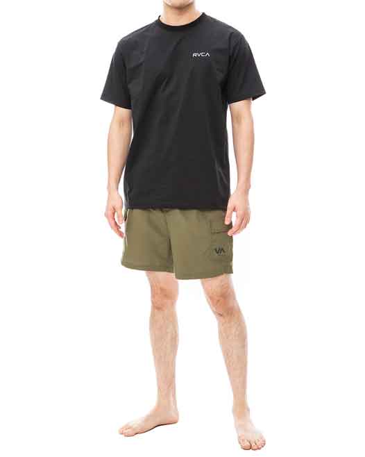 RVCA／ルーカ（ルカ）　ショーツ　　OUTSIDER PACKABLE CARGO SHORTS／アウトサイダー パッカブル カーゴショーツ（オリーブ）