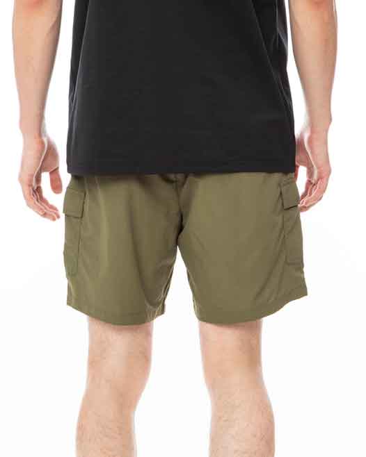 RVCA／ルーカ（ルカ）　ショーツ　　OUTSIDER PACKABLE CARGO SHORTS／アウトサイダー パッカブル カーゴショーツ（オリーブ）