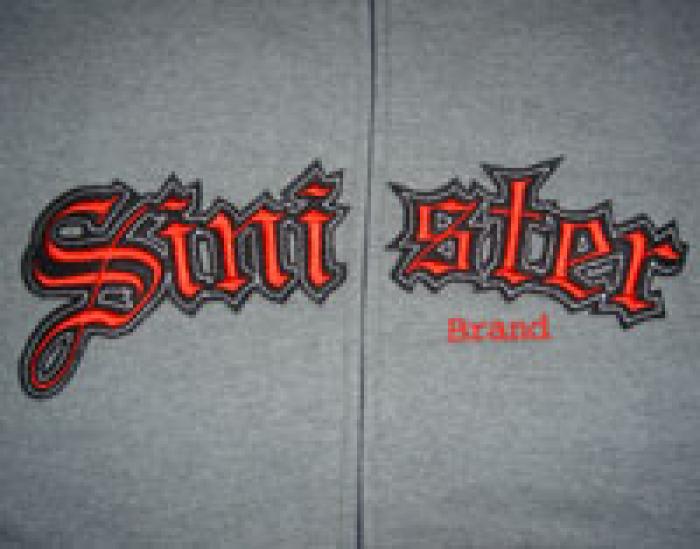 Sinister Brand／シニスターブランド　パーカー・ジャケット　　Old 'E' Applique Fleece Track