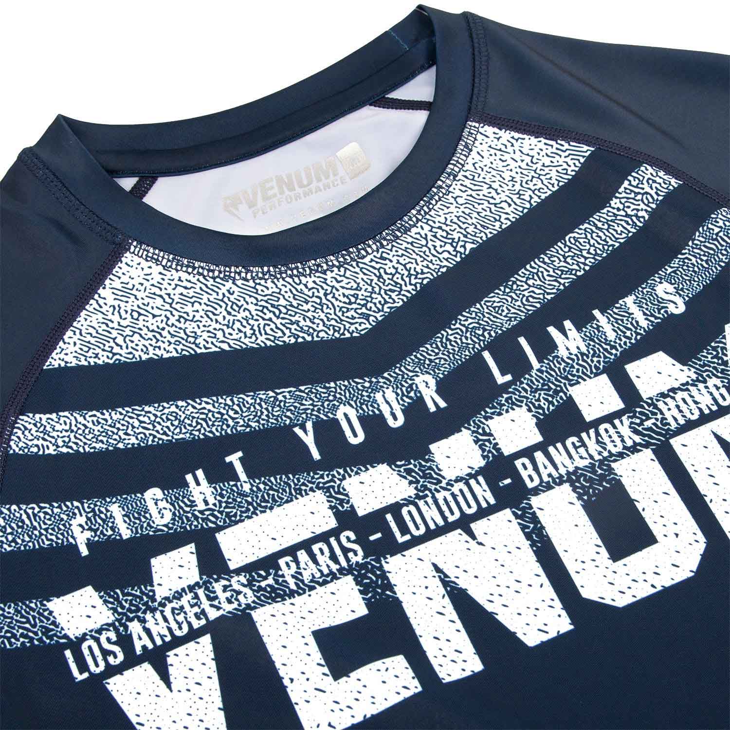 VENUM／ヴェナム　ラッシュガード　　SIGNATURE RASHGUARD SHORT SLEEVES／シグネイチャー ラッシュガード ショート（ネイビーブルー）