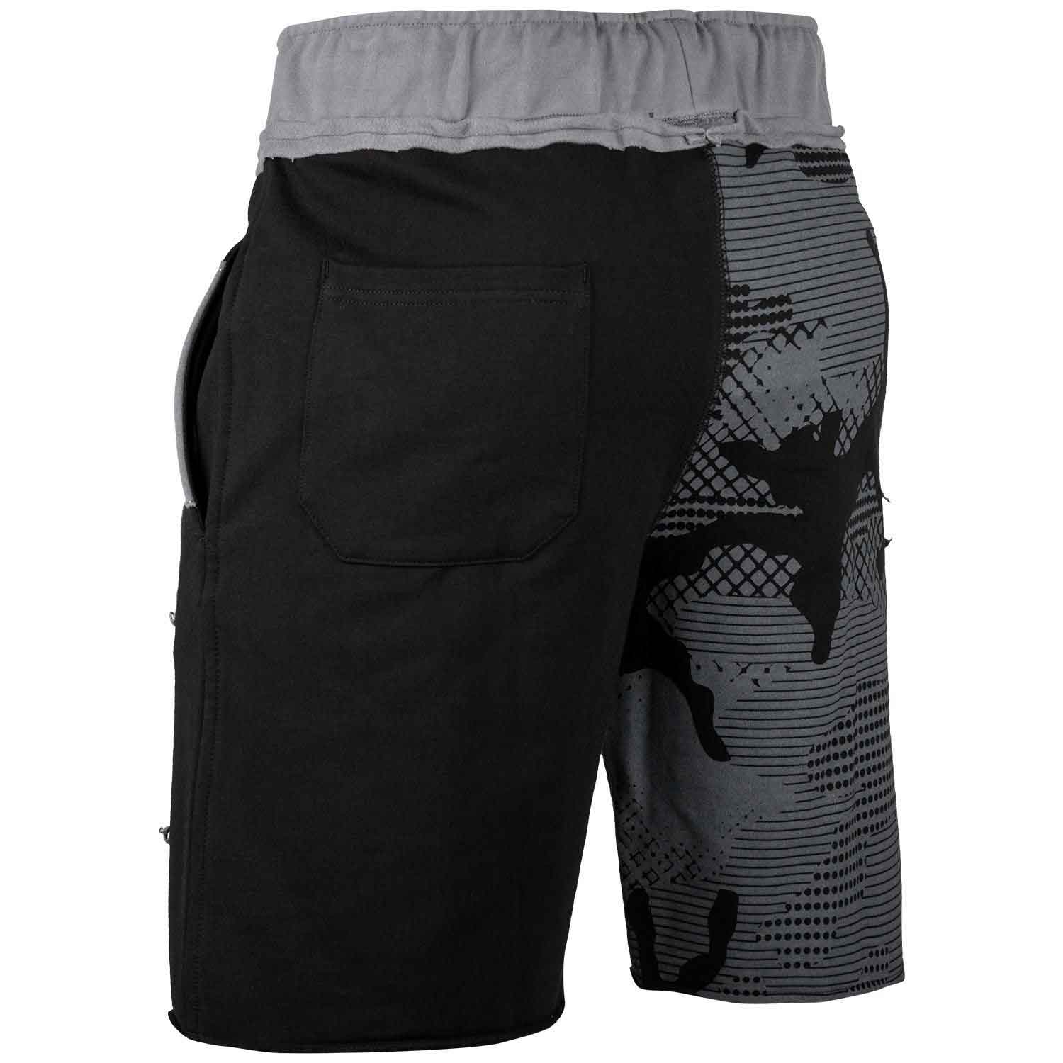 VENUM／ヴェナム　トレーニング・フィットネスショーツ　　ASSAULT COTTON SHORTS／アサルト コットン ショーツ（黒／グレー・カモ）