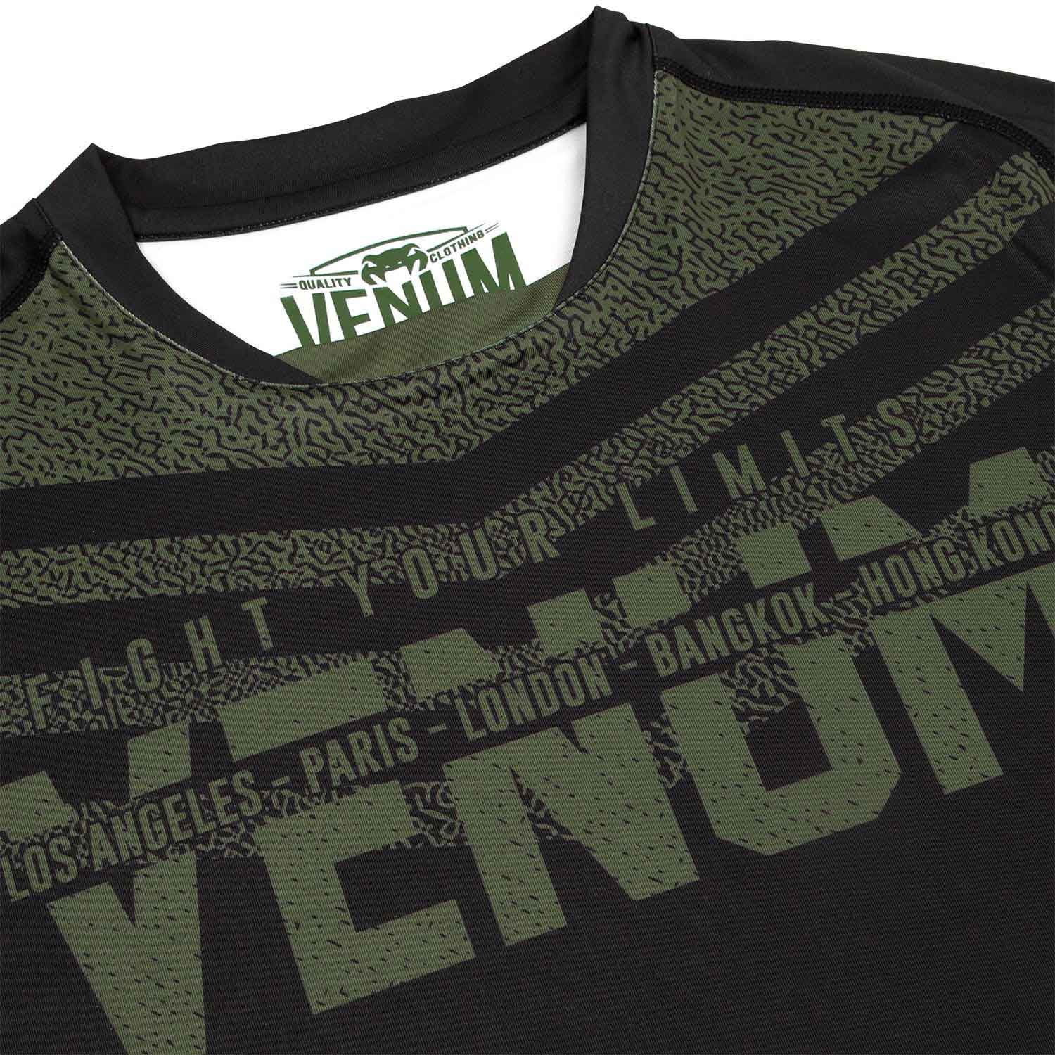 VENUM／ヴェナム　Tシャツ　　SIGNATURE DRY TECH T-SHIRT／シグネイチャー ドライテックTシャツ（黒／カーキ）
