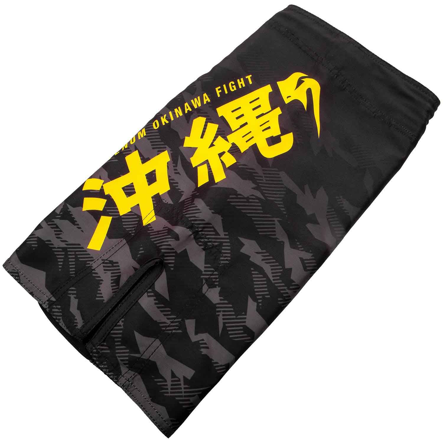 VENUM KIDS／キッズ　ファイトショーツ　　OKINAWA 2.0 KIDS FIGHTSHORTS／沖縄 2.0 キッズ ファイトショーツ（黒／イエロー）