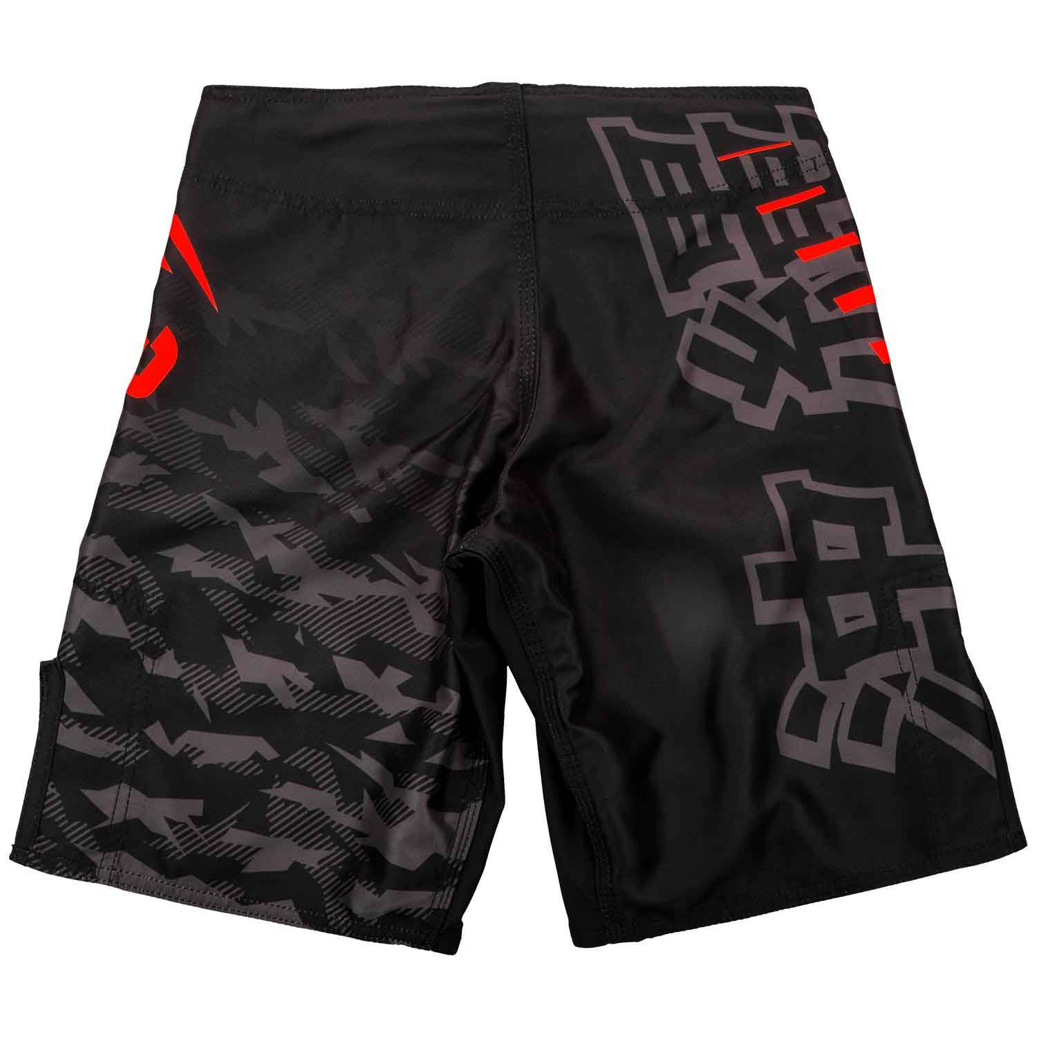 VENUM KIDS／キッズ　ファイトショーツ　　OKINAWA 2.0 KIDS FIGHTSHORTS／沖縄 2.0 キッズ ファイトショーツ（黒／レッド）