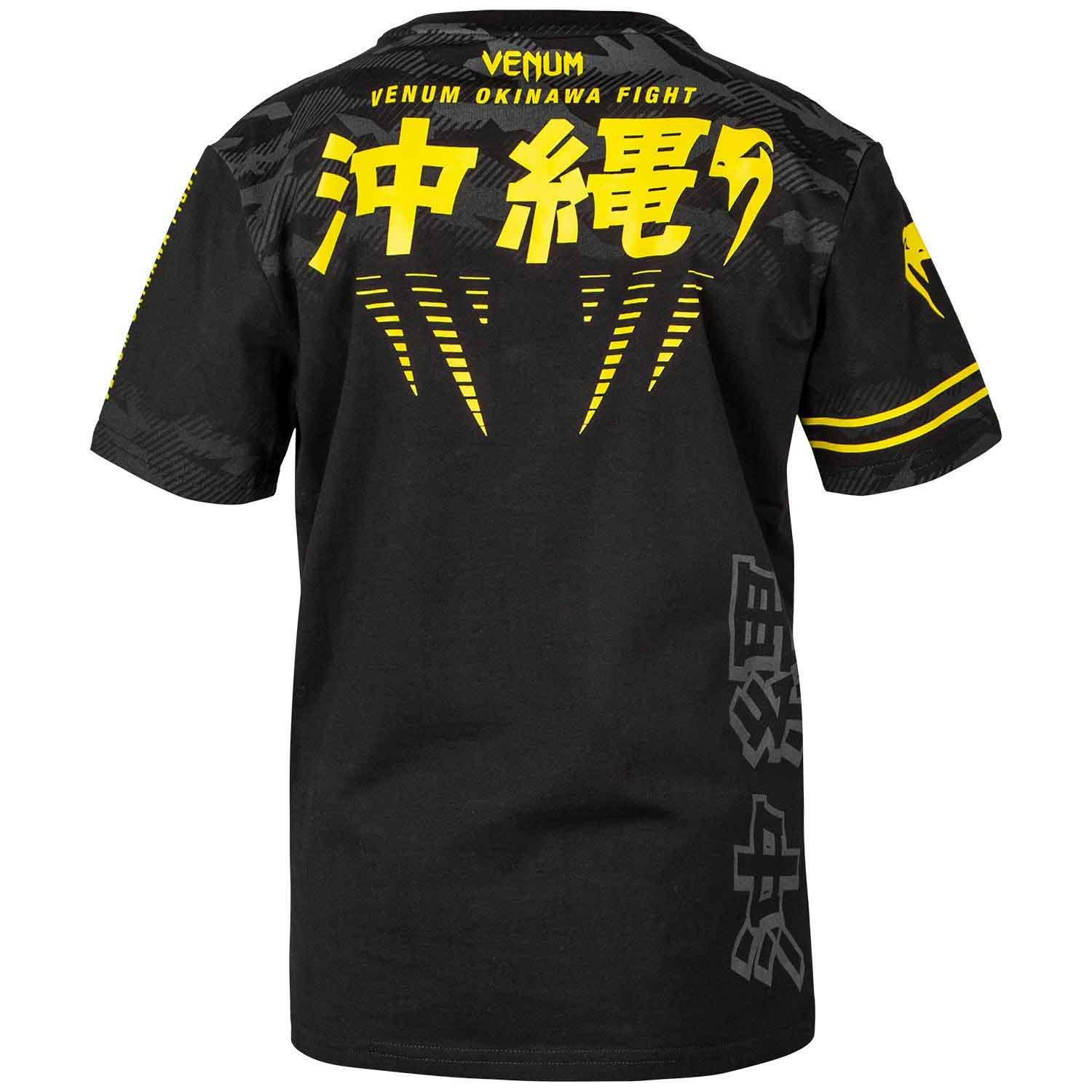 VENUM KIDS／キッズ　Tシャツ　　OKINAWA 2.0 KIDS T-SHIRT／沖縄 2.0 キッズTシャツ（黒／イエロー）