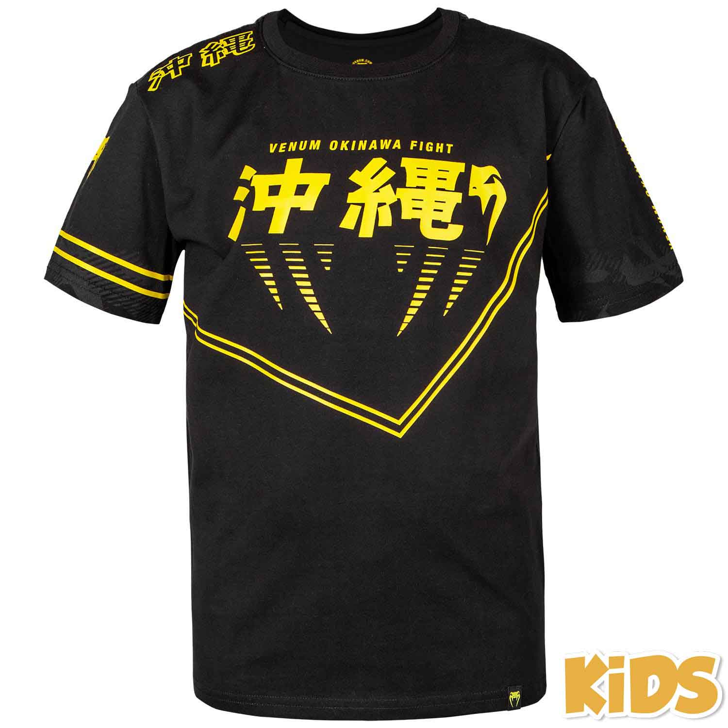 VENUM KIDS／キッズ　Tシャツ　　OKINAWA 2.0 KIDS T-SHIRT／沖縄 2.0 キッズTシャツ（黒／イエロー）