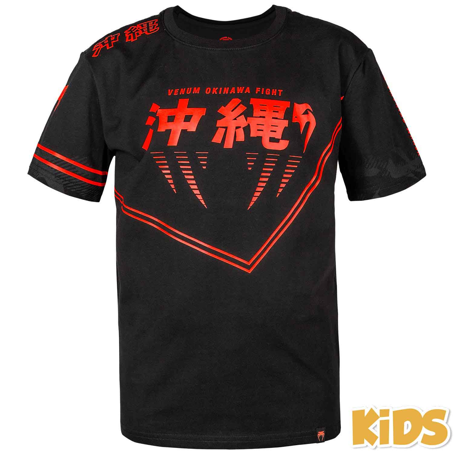 VENUM KIDS／キッズ　Tシャツ　　OKINAWA 2.0 KIDS T-SHIRT／沖縄 2.0 キッズTシャツ（黒／レッド）