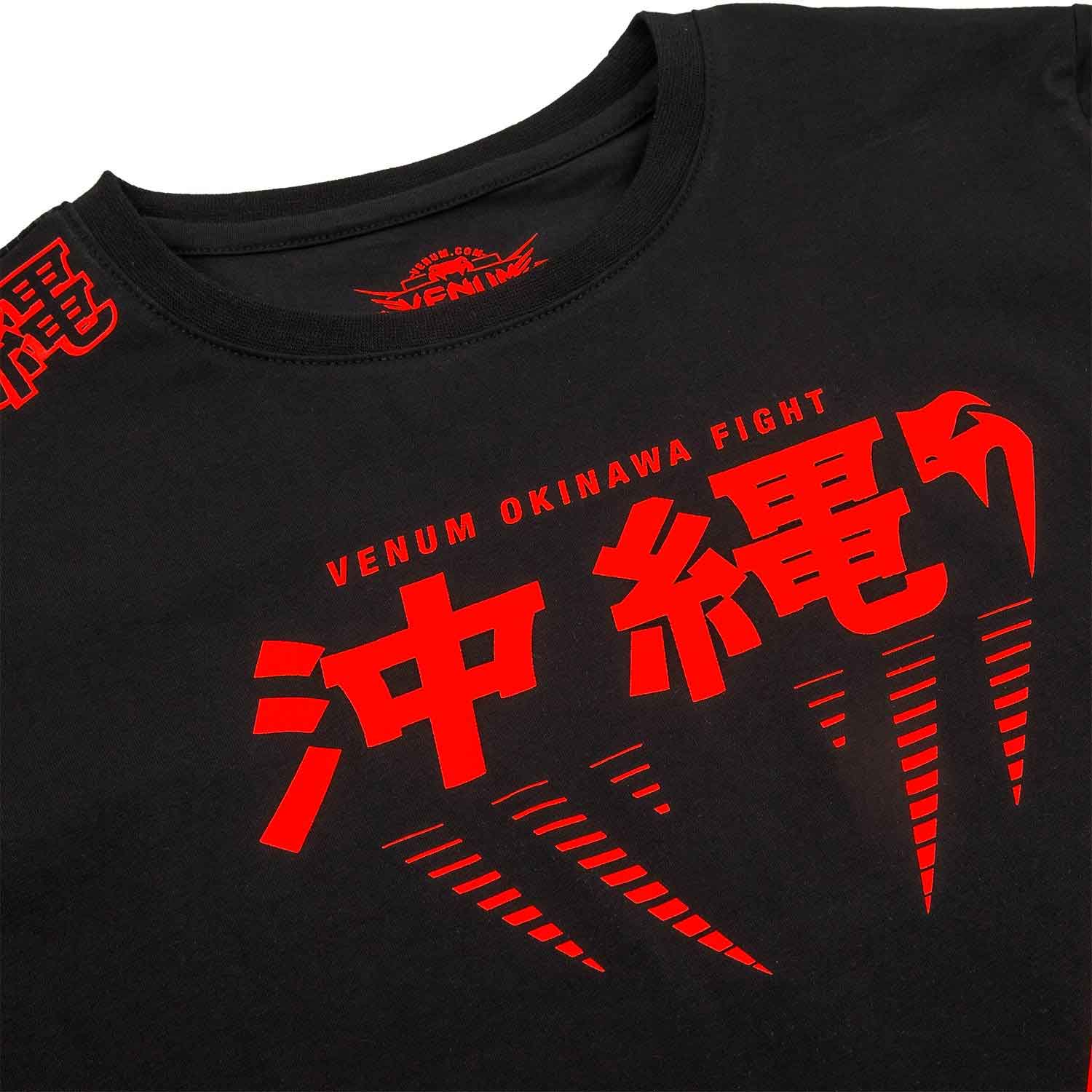VENUM KIDS／キッズ　Tシャツ　　OKINAWA 2.0 KIDS T-SHIRT／沖縄 2.0 キッズTシャツ（黒／レッド）