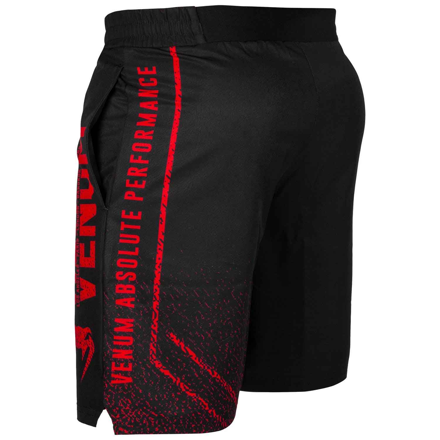 VENUM／ヴェナム　トレーニング・フィットネスショーツ　　SIGNATURE TRAINING SHORTS／シグネイチャー トレーニングショーツ（黒／レッド）