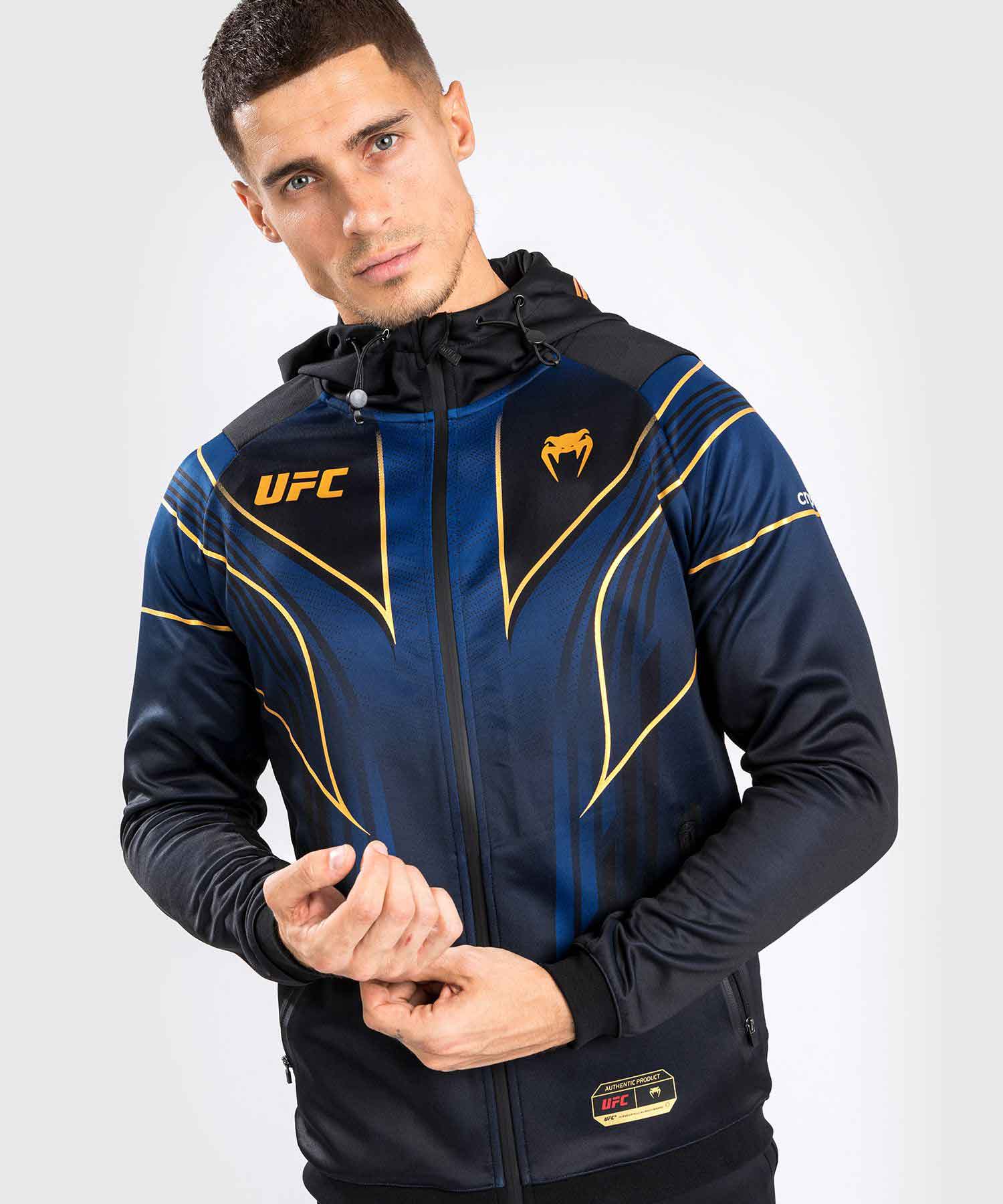 限定版 UFC AUTHENTIC FIGHT NIGHT 2.0 KIT BY VENUM MEN'S WALKOUT HOODIE MIDNIGHT EDITION CHAMPION／UFCオーセンティック ファイトナイト 2.0 キット by VENUM メンズ ウォークアウト フーディー ミッドナイト チャンピオン