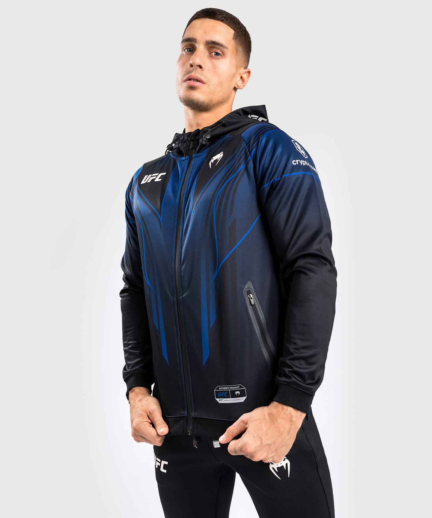 VENUM／ヴェナム　パーカー（フーディー）　　限定版 UFC AUTHENTIC FIGHT NIGHT 2.0 KIT BY VENUM MEN'S WALKOUT HOODIE MIDNIGHT EDITION／UFCオーセンティック ファイトナイト 2.0 キット by VENUM メンズ ウォークアウト フーディー ミッドナイト エディション