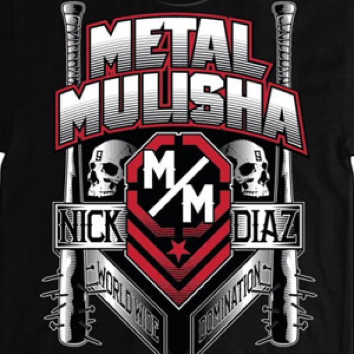 METAL MULISHA／メタルマリーシャ　Tシャツ　　ニック・ディアスUFC137着用モデル（黒）