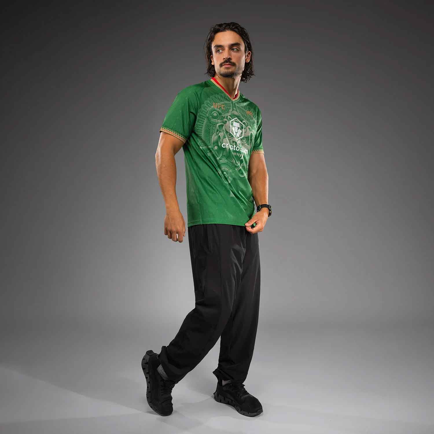 VENUM／ヴェナム　ジャージ（ユニフォーム）　　Noche 2.0 UFC by Venum Authentic Fight Night Men’s Green Walkout Jersey／ノーチェ 2.0 UFC by ヴェナム オーセンティック ファイトナイト メンズ グリーン ウォークアウト ジャージ