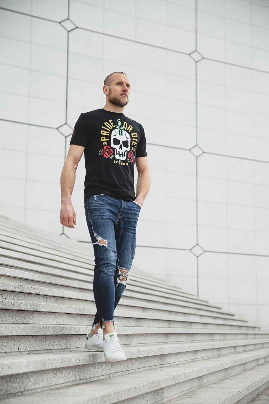 PRIDE OR DIE(PRiDEorDiE)／プライド オア ダイ　Tシャツ　　Stay Sharp T-Shirt／ステイ シャープ Tシャツ