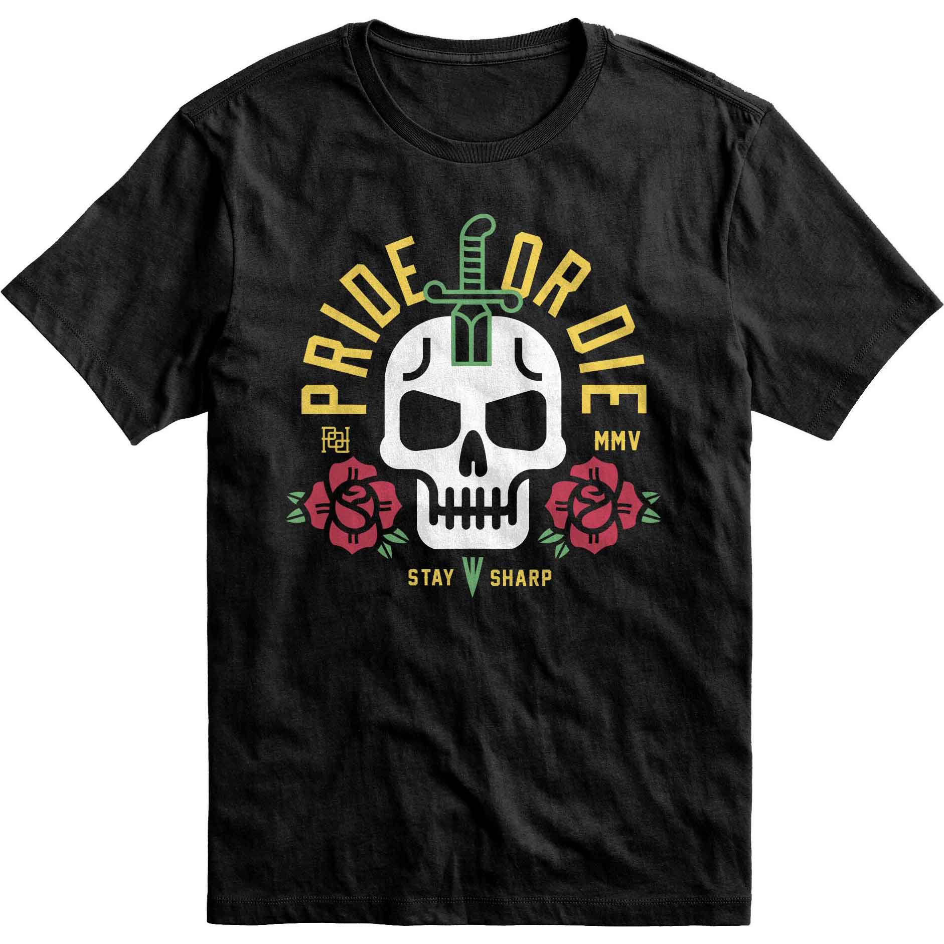 PRIDE OR DIE(PRiDEorDiE)／プライド オア ダイ　Tシャツ　　Stay Sharp T-Shirt／ステイ シャープ Tシャツ