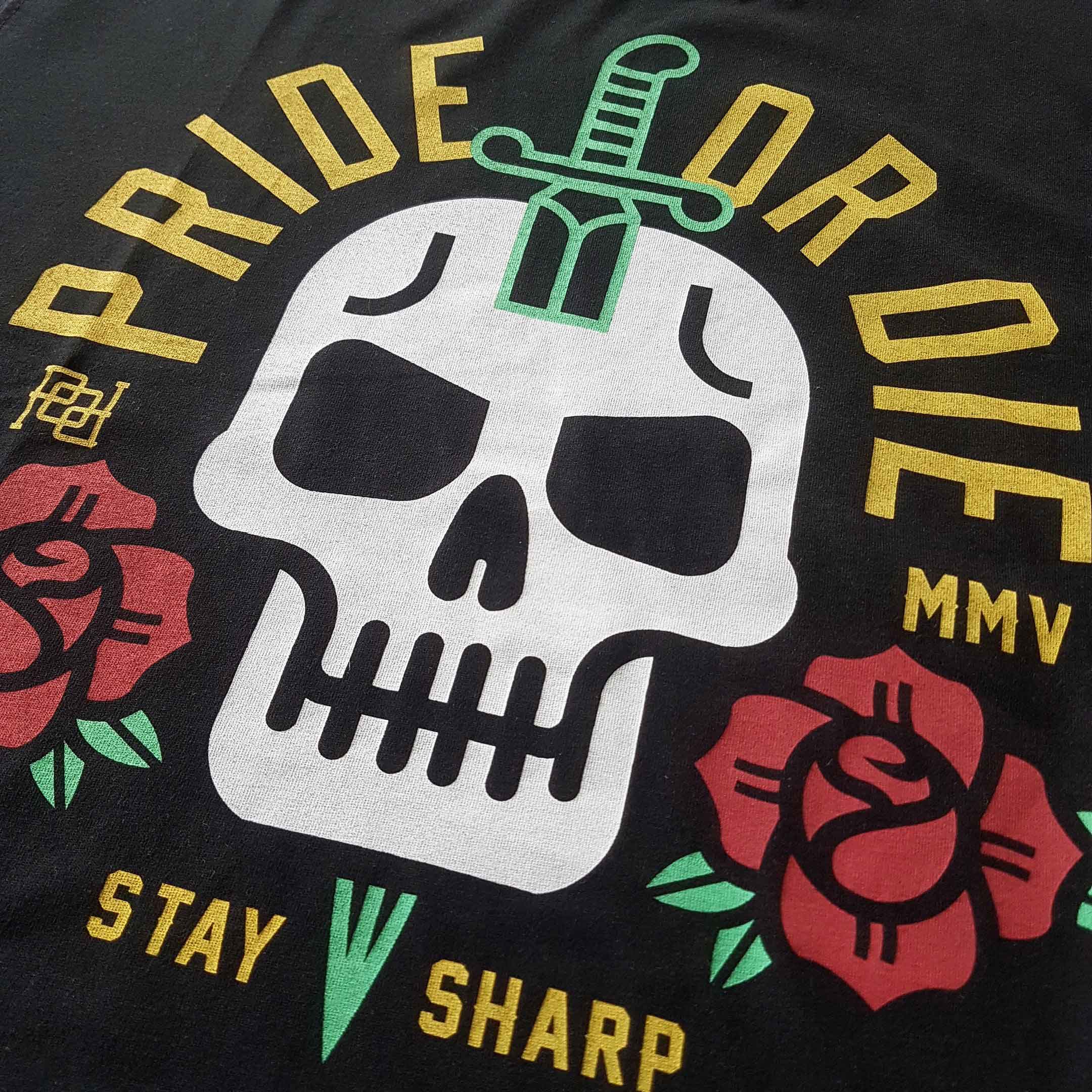 PRIDE OR DIE(PRiDEorDiE)／プライド オア ダイ　Tシャツ　　Stay Sharp T-Shirt／ステイ シャープ Tシャツ