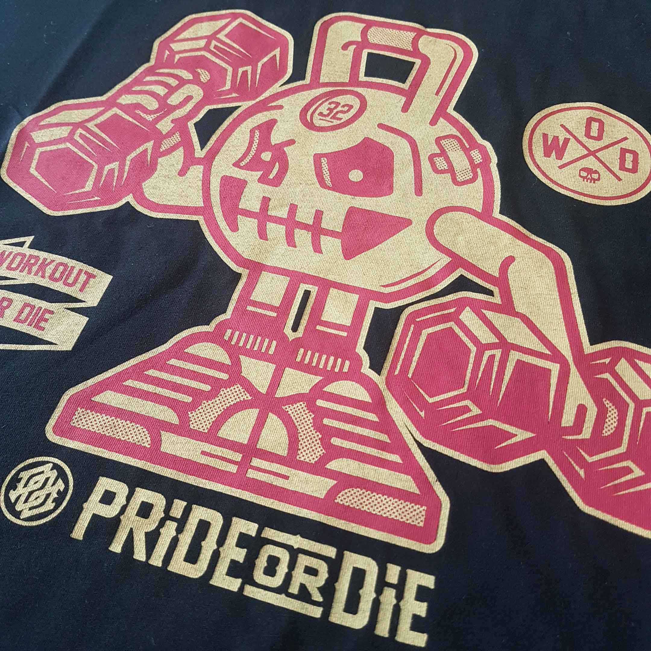 PRIDE OR DIE(PRiDEorDiE)／プライド オア ダイ　Tシャツ　　WORKOUT OR DIE T-Shirt／ワークアウト オア ダイ Tシャツ