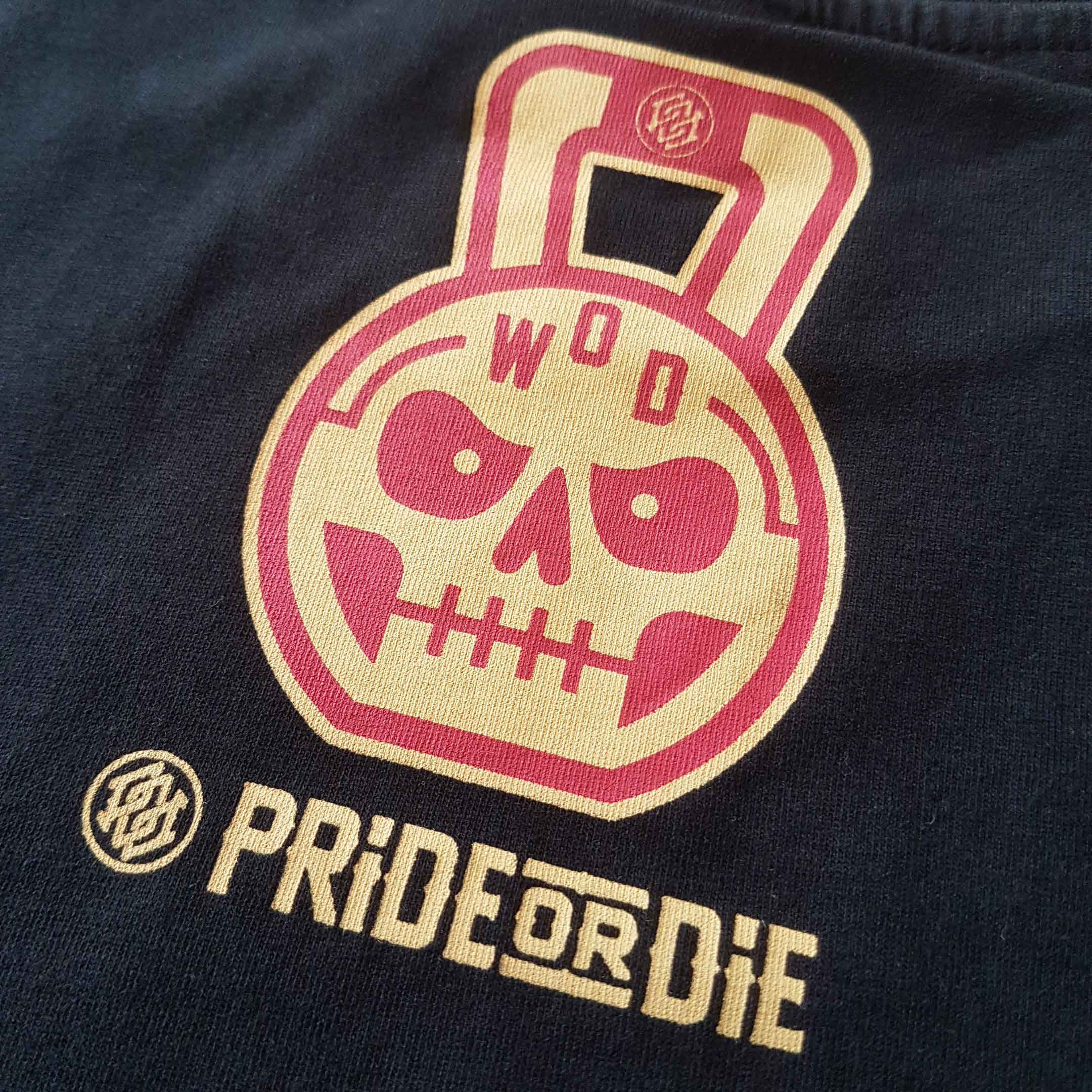 PRIDE OR DIE(PRiDEorDiE)／プライド オア ダイ　Tシャツ　　WORKOUT OR DIE T-Shirt／ワークアウト オア ダイ Tシャツ