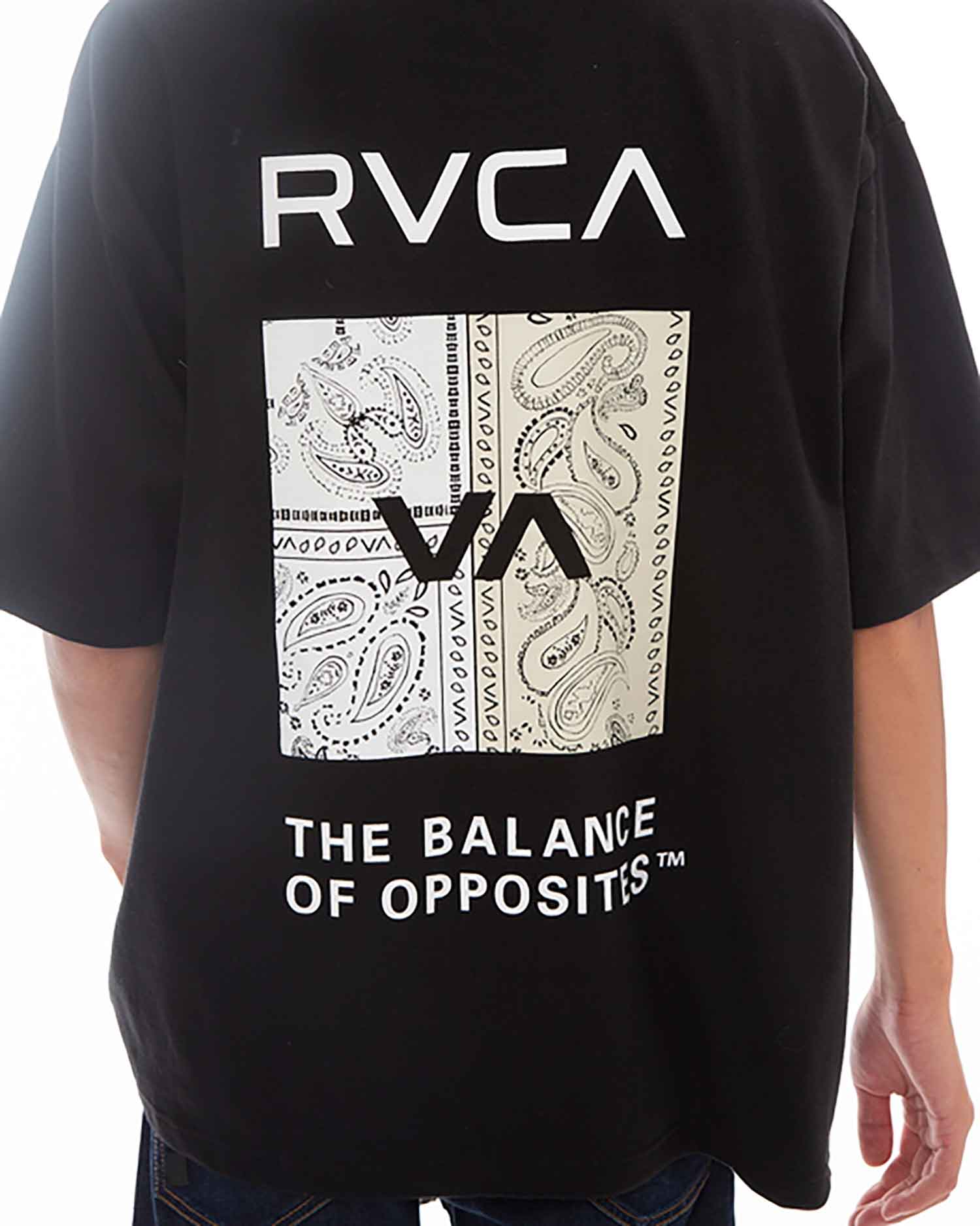 RVCA／ルーカ（ルカ）　Tシャツ　　BANDANA Tシャツ（黒）