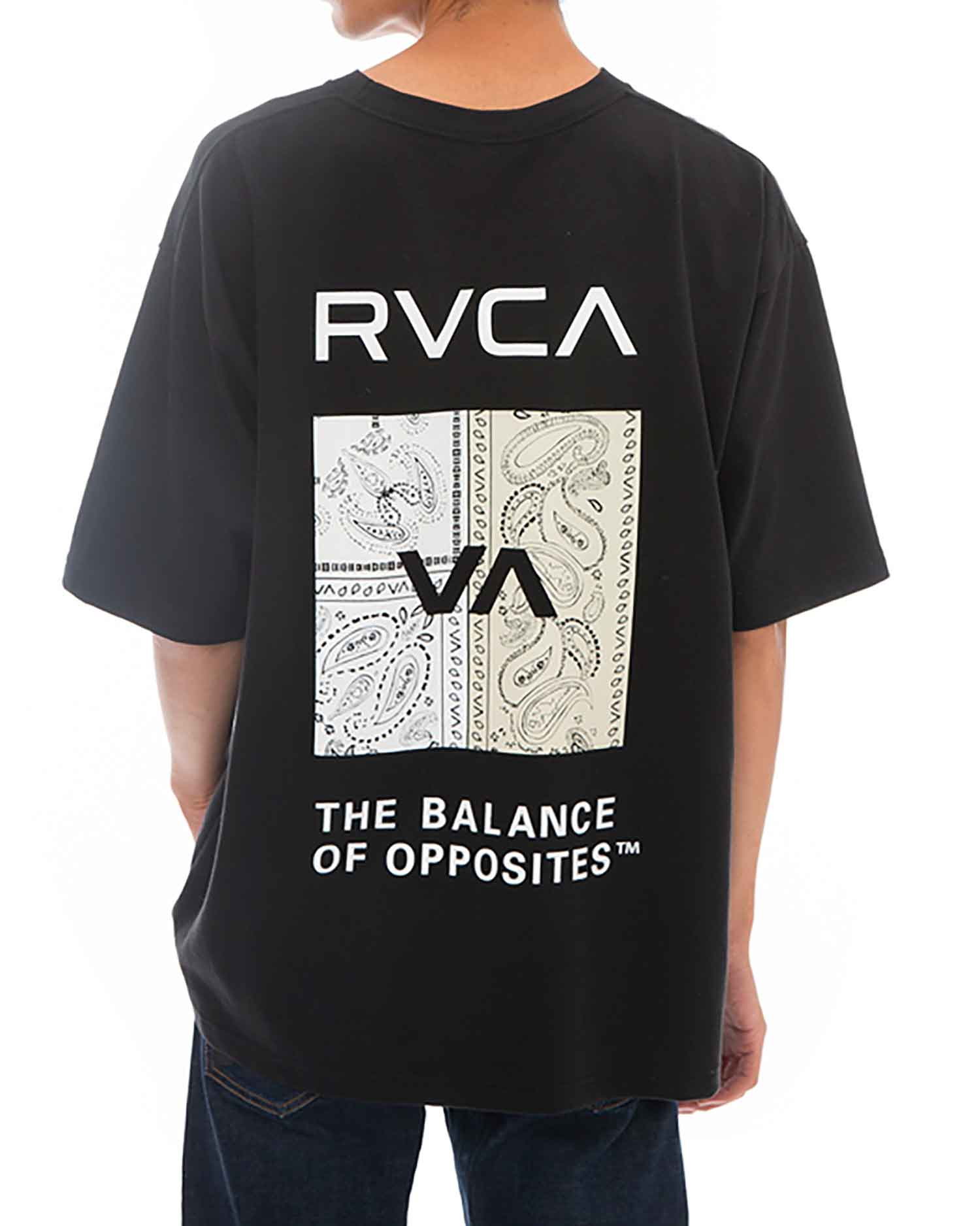 RVCA／ルーカ（ルカ）　Tシャツ　　BANDANA Tシャツ（黒）