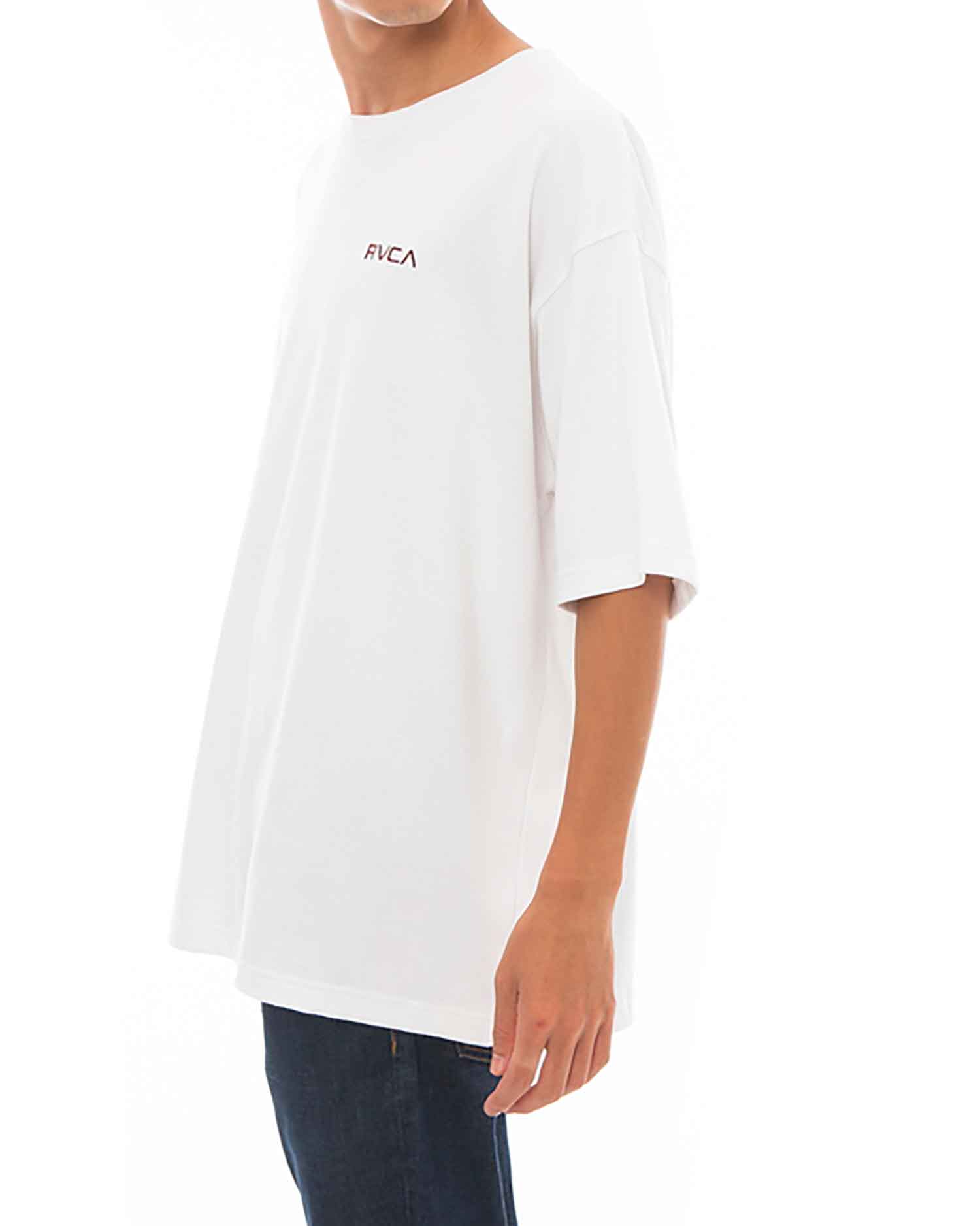 RVCA／ルーカ（ルカ）　Tシャツ　　BANDANA Tシャツ（白／レッドブラウン）