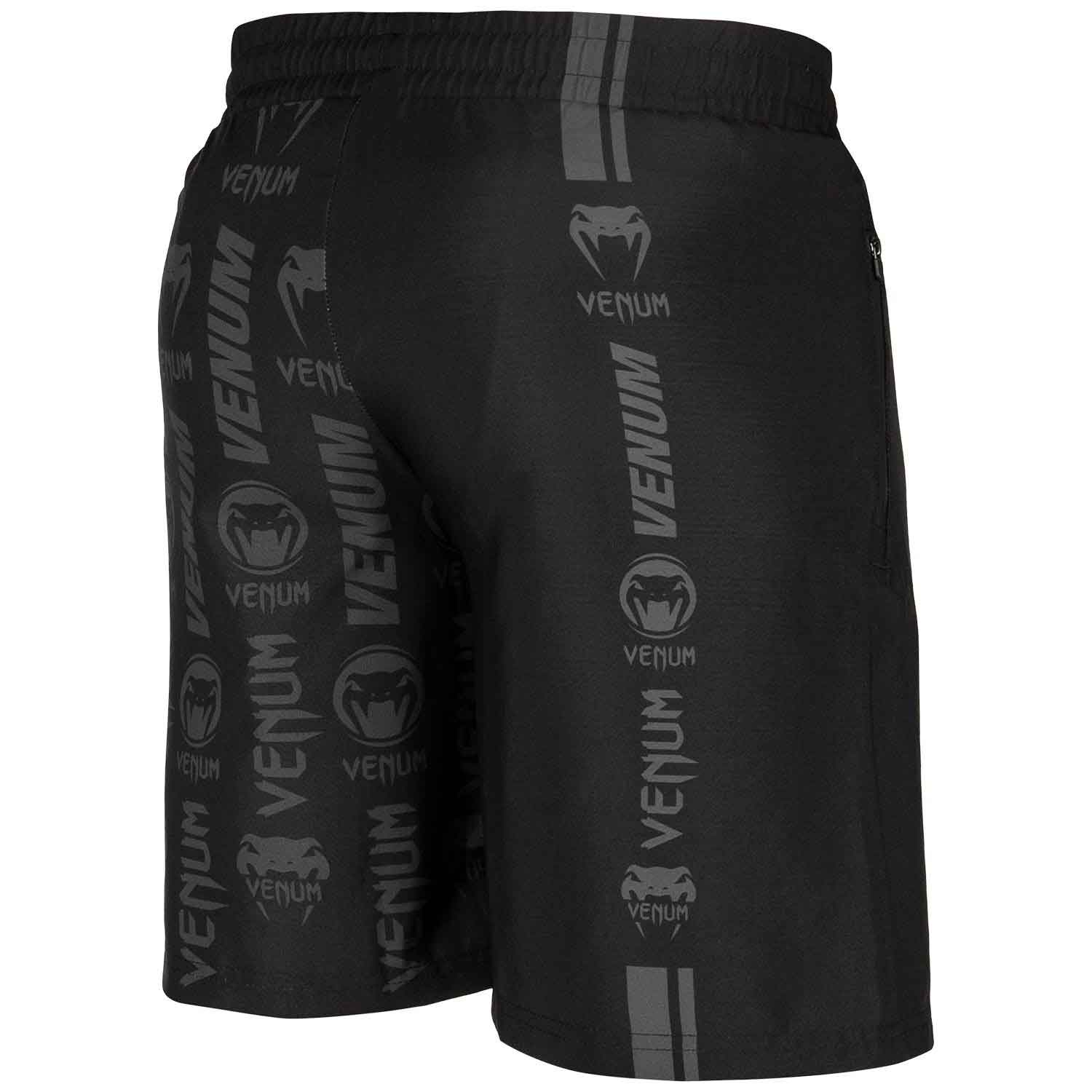 VENUM／ヴェナム　トレーニング・フィットネスショーツ　　VENUM LOGOS TRAINING SHORTS／ヴェナム・ロゴス トレーニングショーツ（マットブラック）