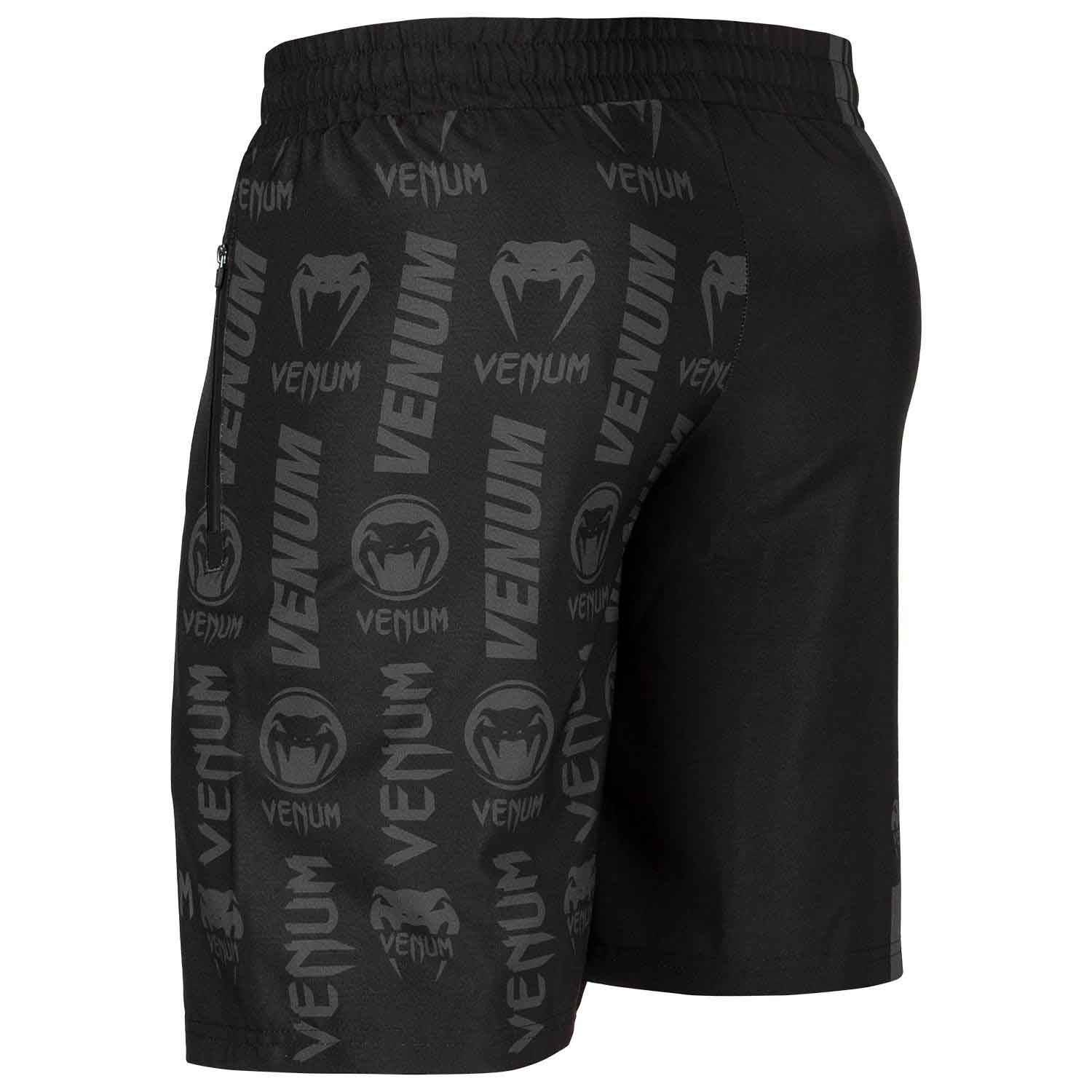 VENUM／ヴェナム　トレーニング・フィットネスショーツ　　VENUM LOGOS TRAINING SHORTS／ヴェナム・ロゴス トレーニングショーツ（マットブラック）