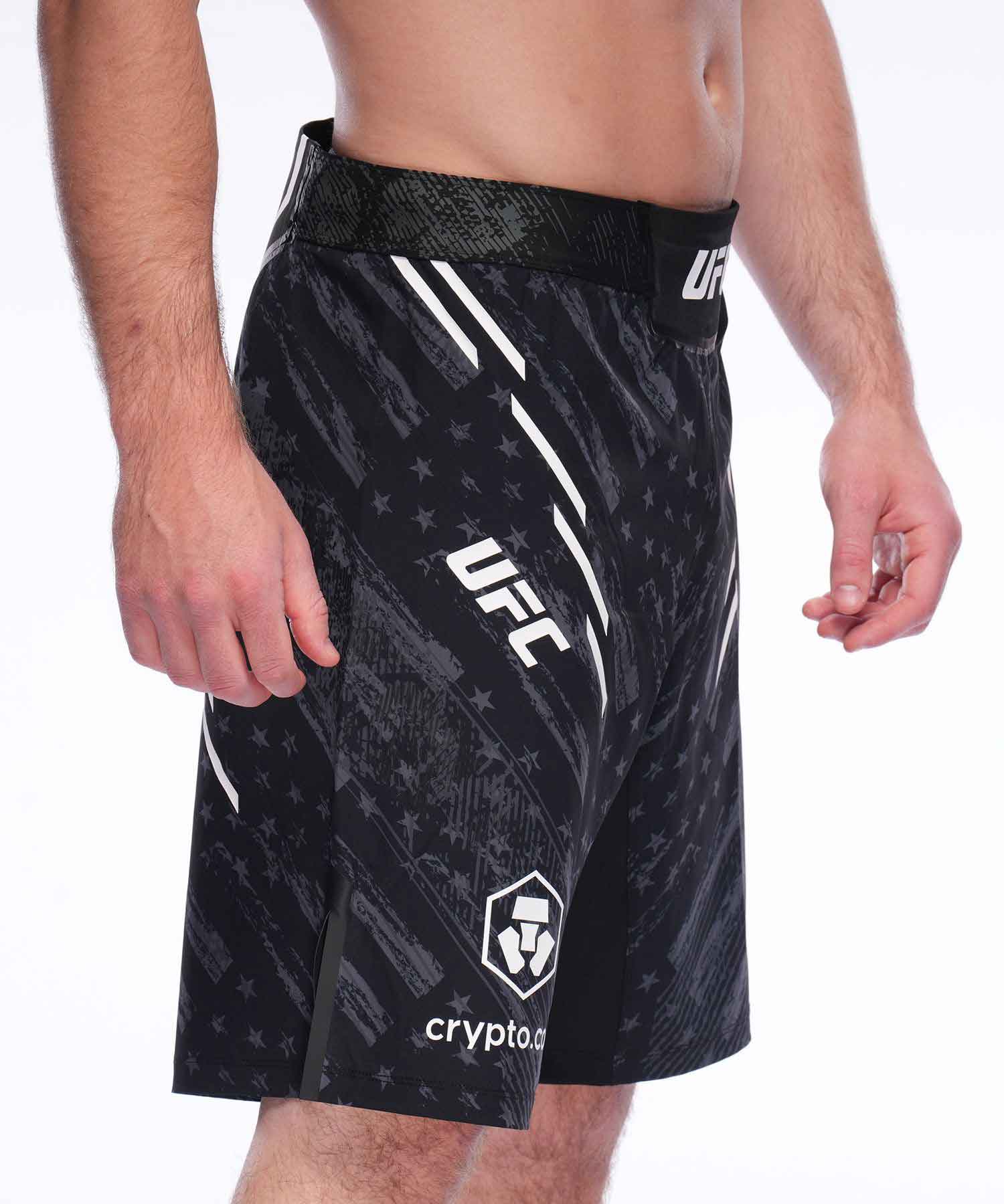 VENUM／ヴェナム　ファイトショーツ　　UFC Unrivaled by Venum Men's Black Justin Gaethje Fight Short／UFC Unrivaled by ヴェナム メンズ ジャスティン・ゲイジー ファイトショーツ
