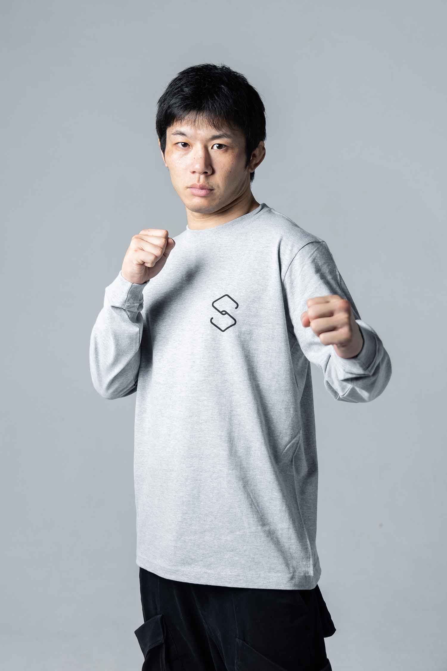 Tri-Fight／トライファイト　　YUTAKA SAITO S-CAGE LONG SLEEVES／斎藤裕 S-ケージ ロングスリーブ（ヘザーグレー ）