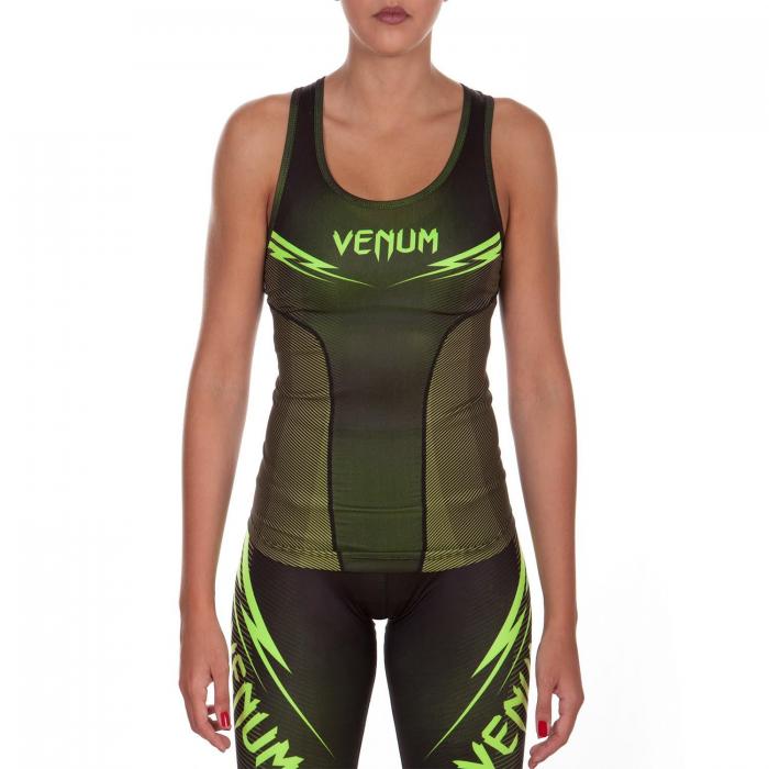 VENUM WOMEN／レディース　タンクトップ　　RAZOR TANK TOP／レイザー タンクトップ（黒／ネオイエロー）