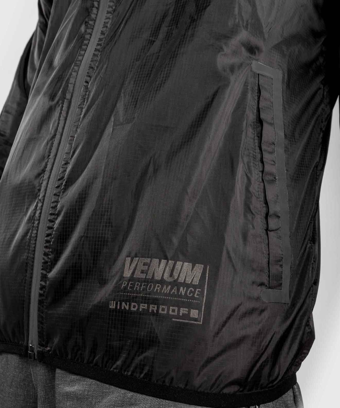 VENUM／ヴェナム　ジャケット　VENUM WOMEN／レディース　ジャケット　　TEMPEST 2.0 WINDPROOF JACKET／テンペスト 2.0 ウィンドプルーフ・ジャケット（黒／ダークグレー）