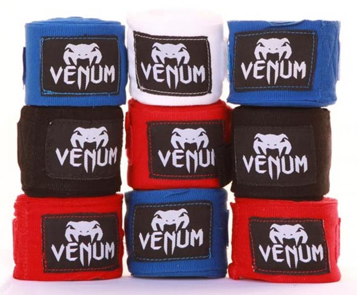 VENUM／ヴェナム　アクセサリー　VENUM WOMEN／レディース　アクセサリー　　KONTACT BOXING HANDWRAPS／コンタクト ボクシング ハンドラップ（バンテージ）白