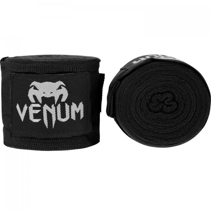 VENUM／ヴェナム　アクセサリー　VENUM WOMEN／レディース　アクセサリー　　KONTACT BOXING HANDWRAPS／コンタクト ボクシング ハンドラップ（バンテージ）黒