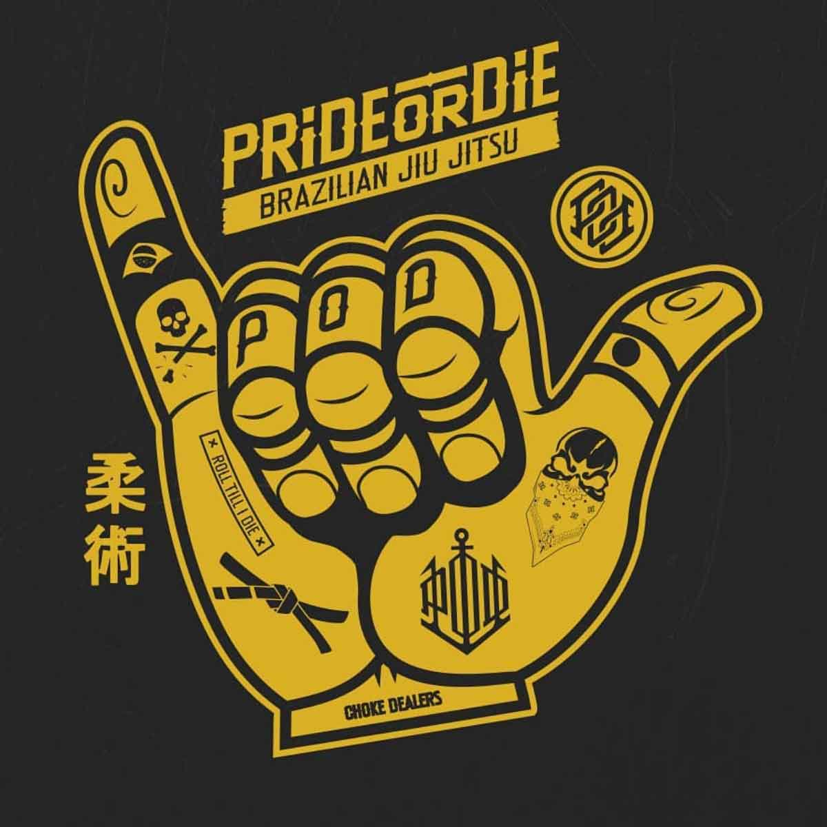 PRIDE OR DIE(PRiDEorDiE)／プライド オア ダイ　Tシャツ　　HANG LOOSE T-Shirt／ハング・ルース Tシャツ