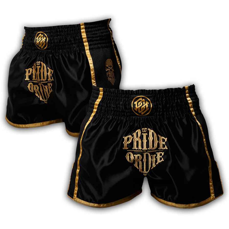 PRIDE OR DIE(PRiDEorDiE)／プライド オア ダイ　ムエタイショーツ　　RECKLESS Muay Thai Short／レックレス ムエタイショーツ