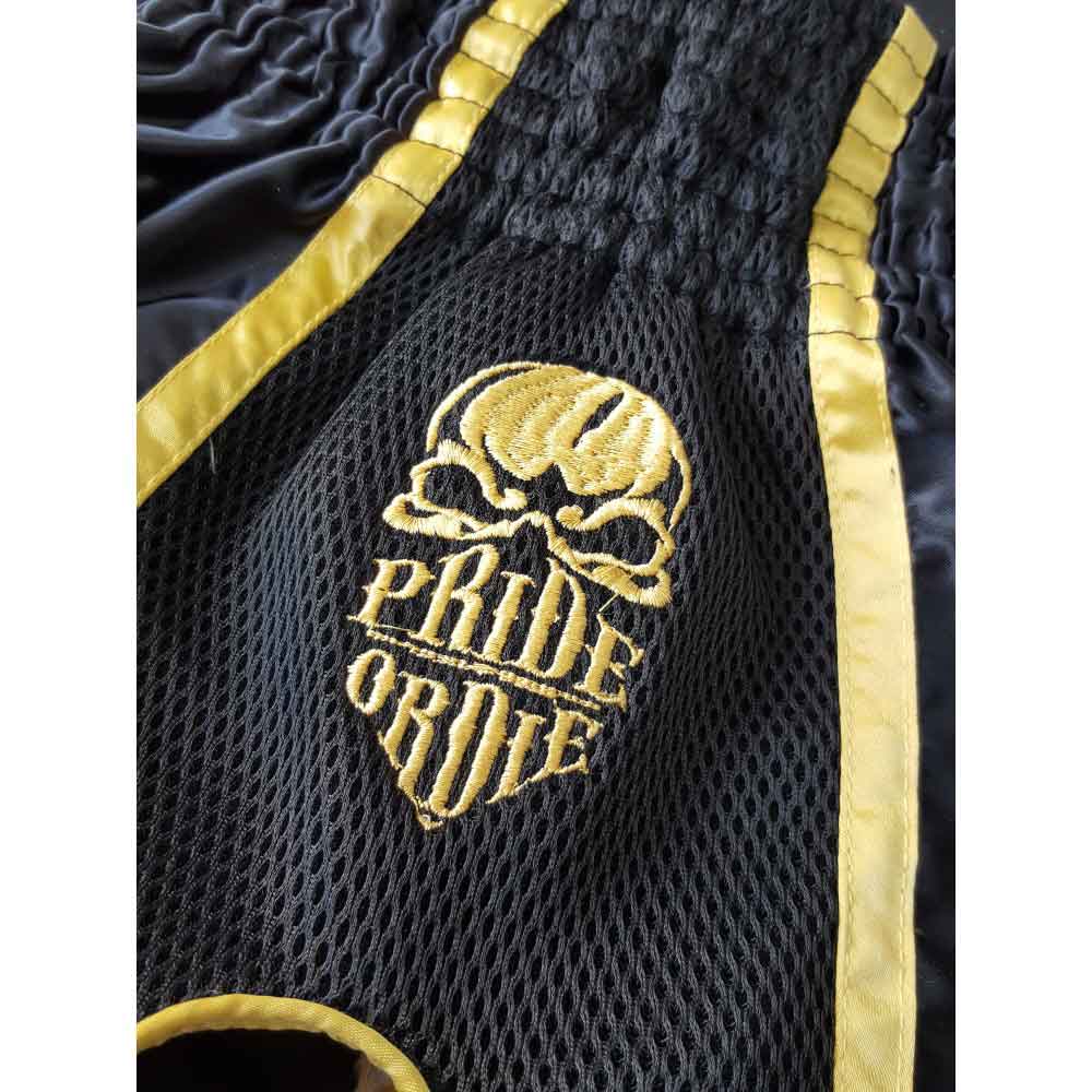 PRIDE OR DIE(PRiDEorDiE)／プライド オア ダイ　ムエタイショーツ　　RECKLESS Muay Thai Short／レックレス ムエタイショーツ