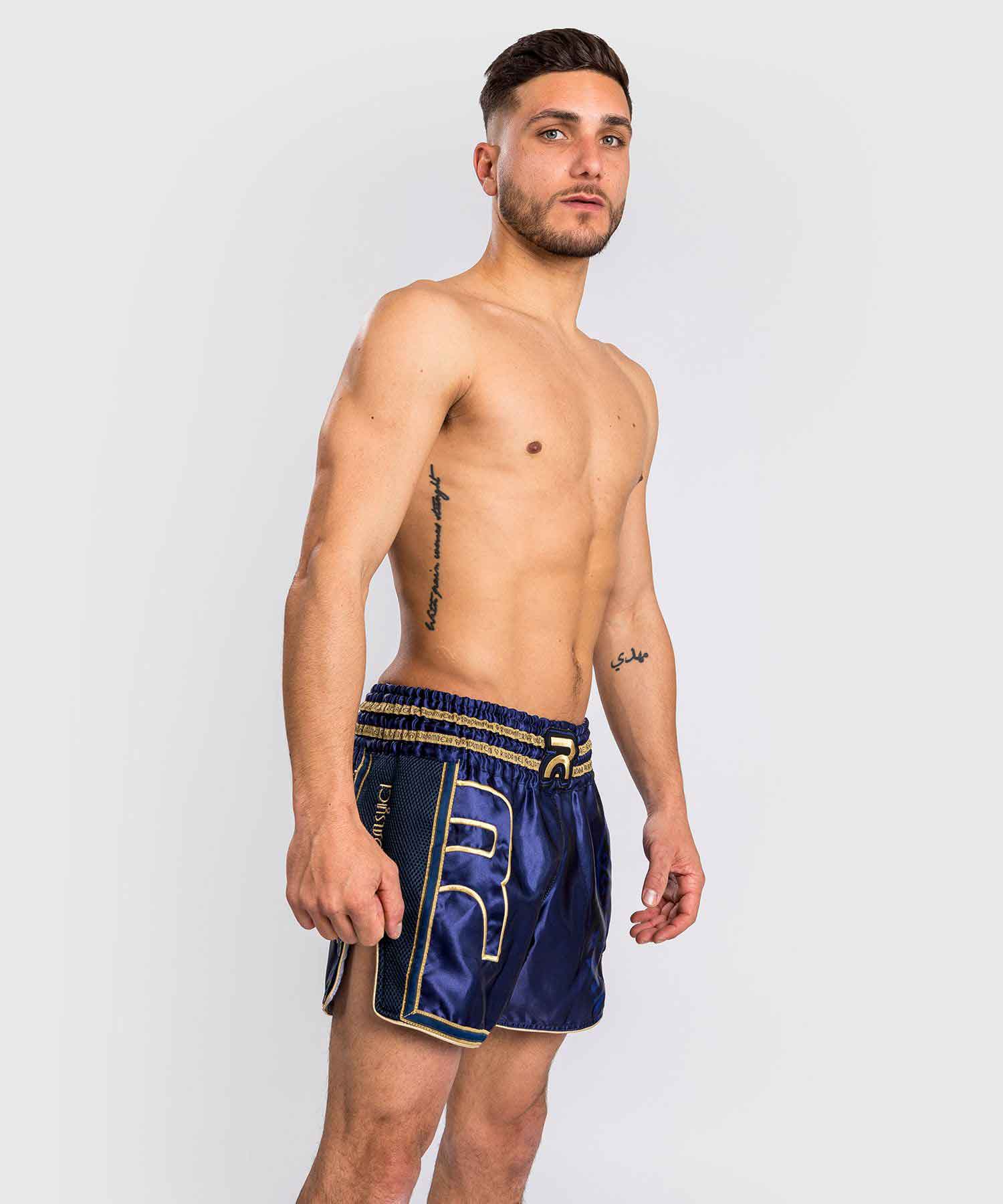 VENUM／ヴェナム　ムエタイショーツ　　RAJADAMNERN X VENUM MUAY THAI SHORTS／ラジャダムナン×ヴェナム ムエタイショーツ（ネイビーブルー）