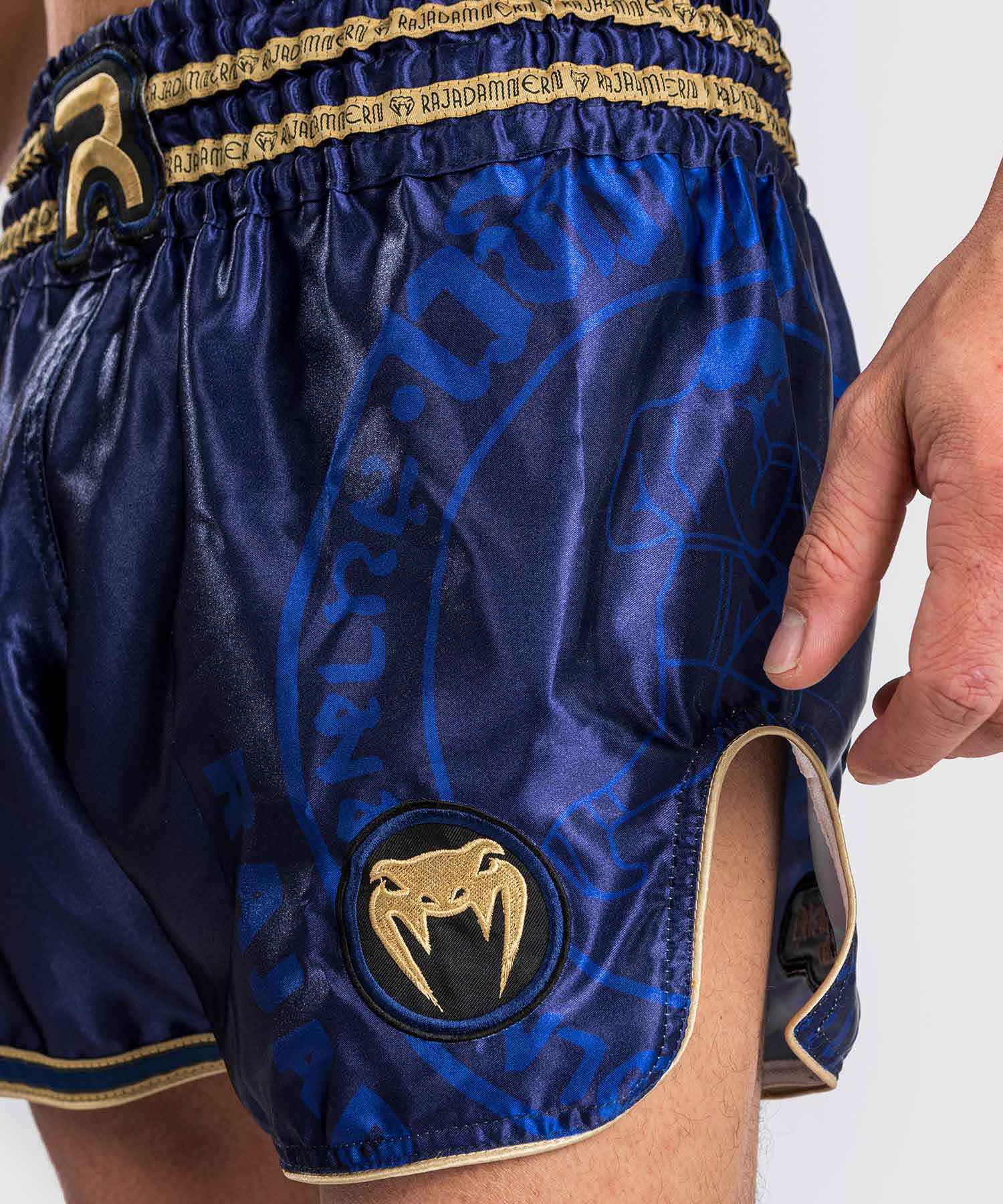 VENUM／ヴェナム　ムエタイショーツ　　RAJADAMNERN X VENUM MUAY THAI SHORTS／ラジャダムナン×ヴェナム ムエタイショーツ（ネイビーブルー）