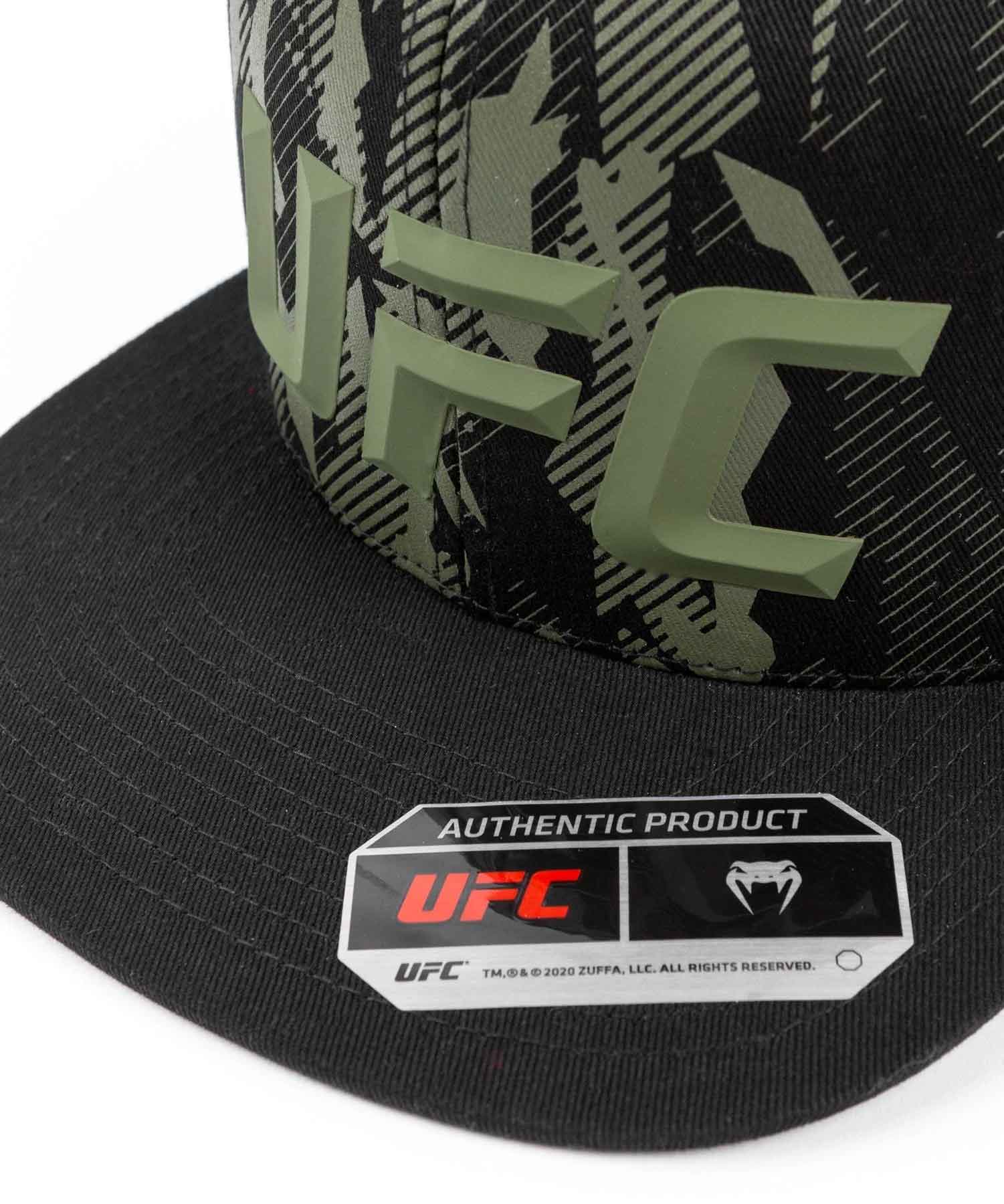 VENUM／ヴェナム　ビーニー・キャップ　　UFC VENUM AUTHENTIC FIGHT WEEK UNISEX HAT／UFC VENUM オーセンティック ファイトウィーク ユニセックス ハット（黒／カーキ）