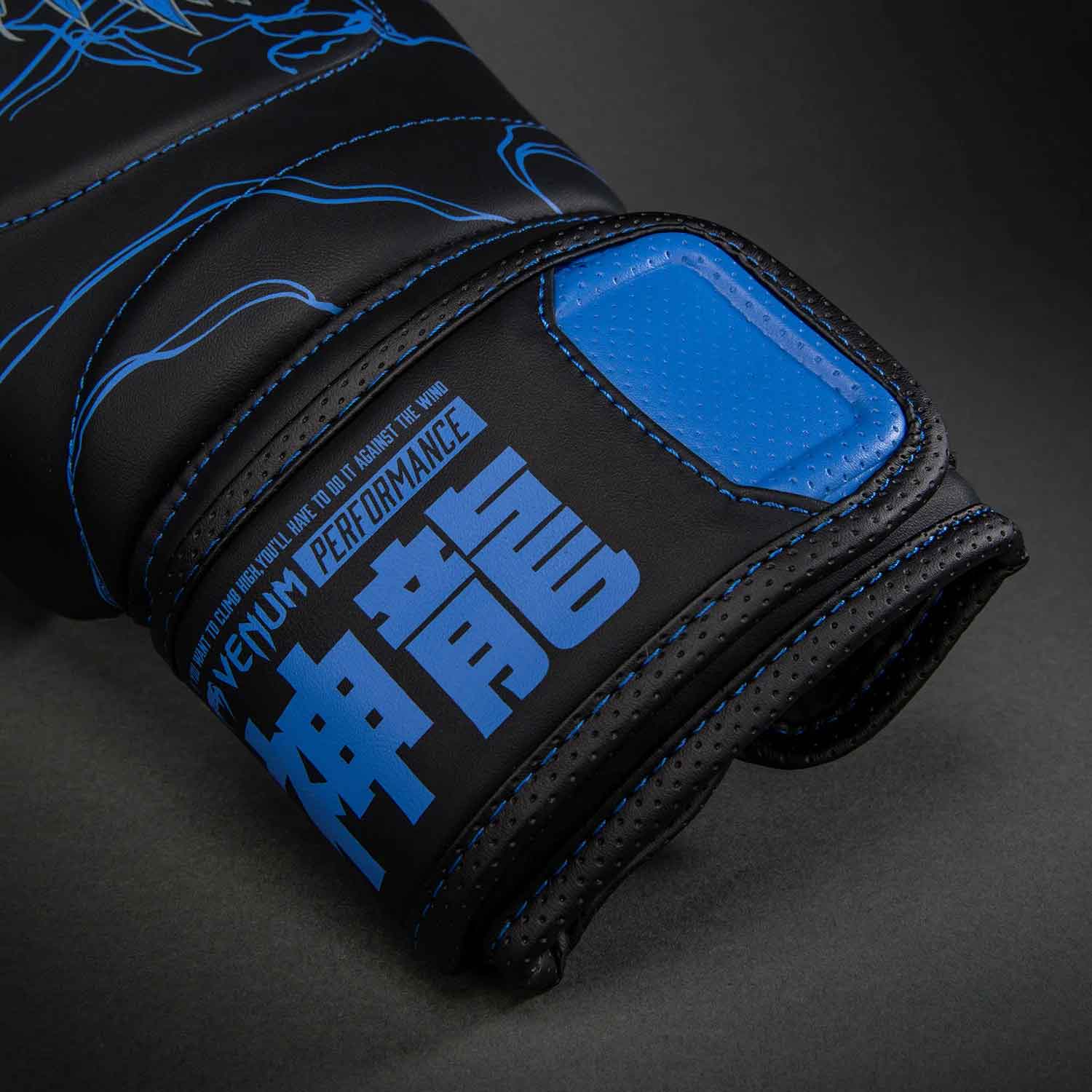 VENUM／ヴェナム　ボクシンググローブ　　Thunder Dragon Boxing Gloves／サンダー ドラゴン ボクシンググローブ（黒／ブルー）