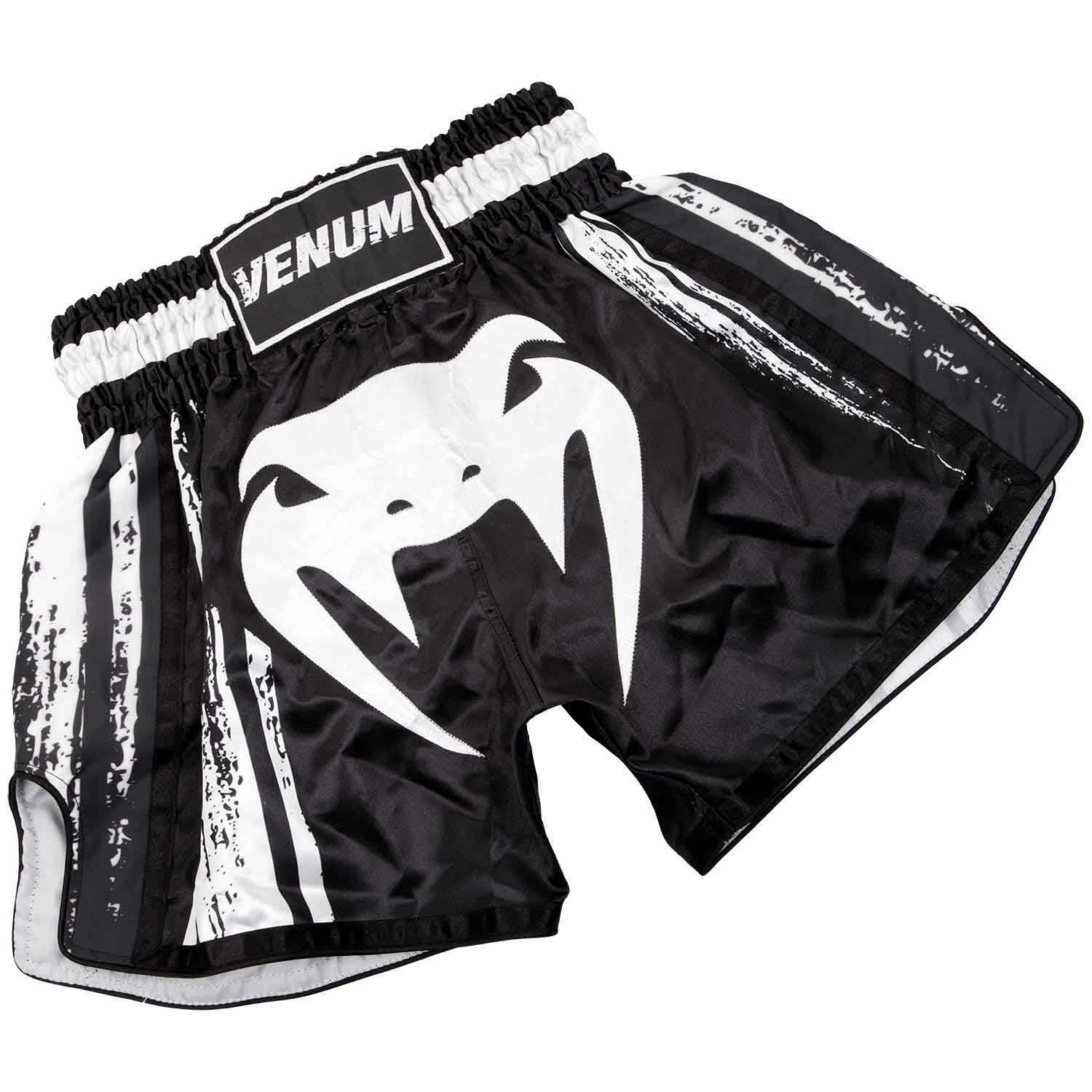 BANGKOK SPIRIT MUAY THAI SHORTS／バンコク スピリット ムエタイショーツ （黒）