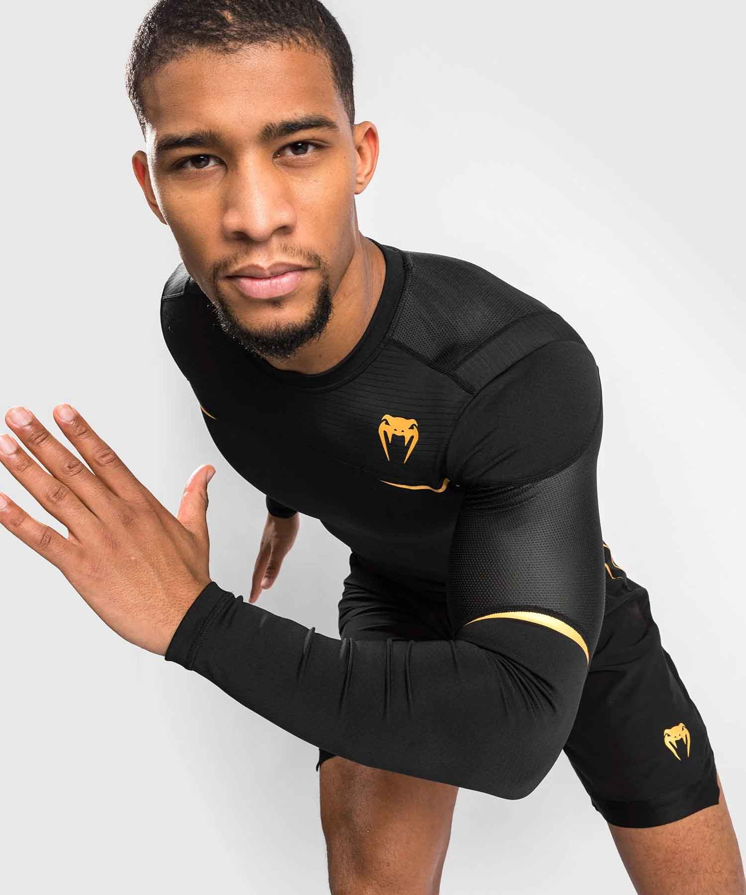 TEMPEST 2.0 RASHGUARD LONG SLEEVES／テンペスト 2.0 ラッシュガード ロングスリーブ（黒／ゴールド／ダークグレー）