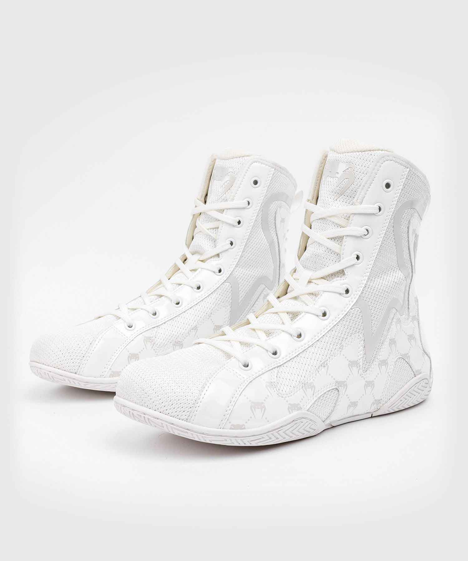 VENUM／ヴェナム　ボクシングシューズ　　ELITE EVO MONOGRAM BOXING SHOES／エリート エヴォ モノグラム ボクシングシューズ（白／オフホワイト）