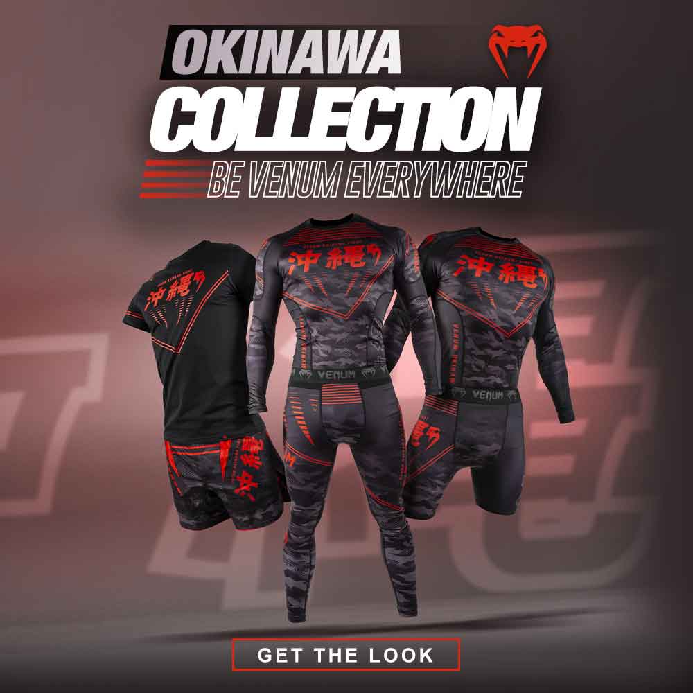 VENUM／ヴェナム　ファイトショーツ　　OKINAWA 2.0 FIGHTSHORTS／沖縄 2.0 ファイトショーツ（黒／白）